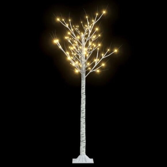 Sgapork Christmas Tree 156 LEDs 4.9' Warm White Willow Indoor Outdoor - Picture 2 of 5